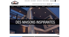 Desktop Screenshot of maisonlaprise.com